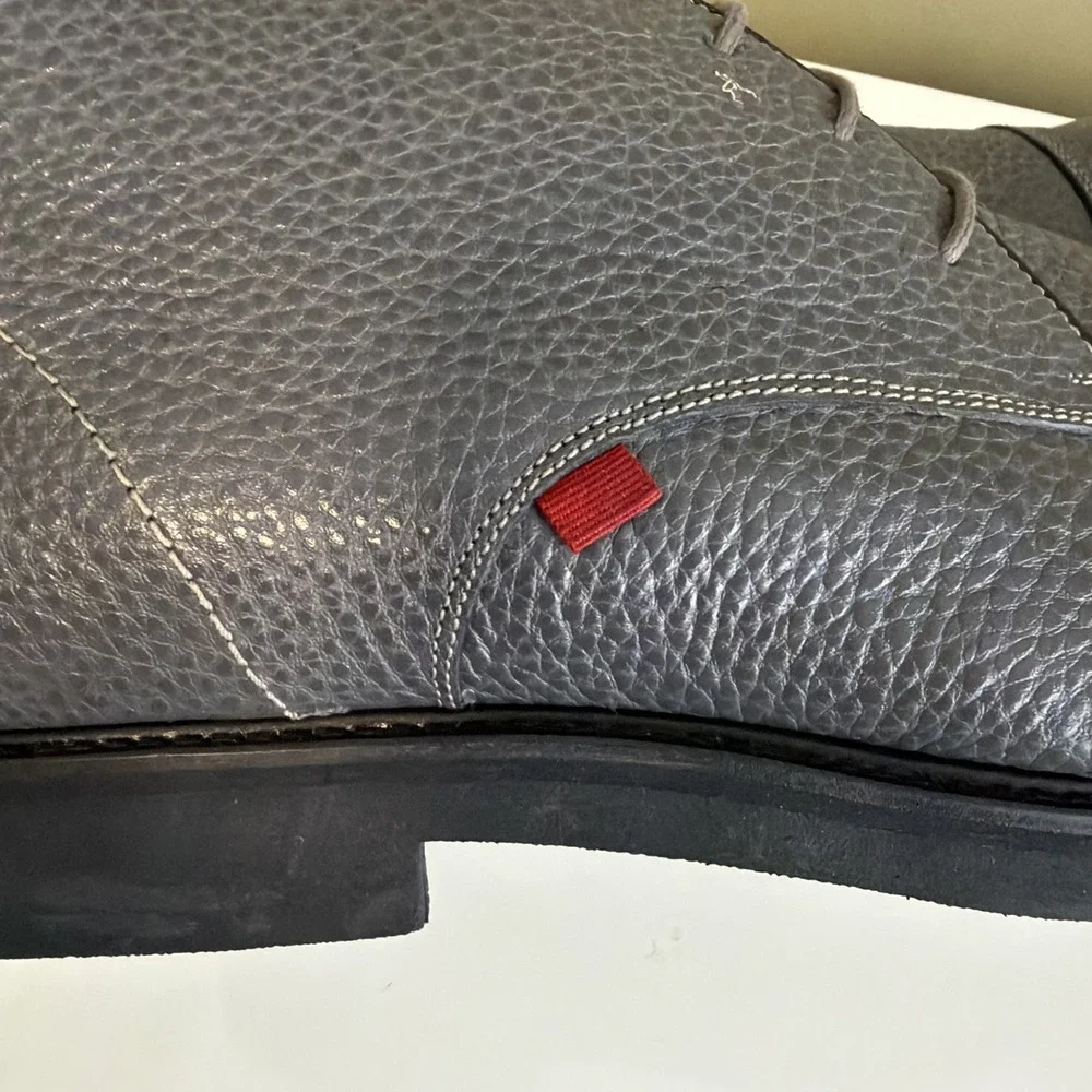 MARC JOSEPH NEW YORK Lenox Hill BOOTS MENS NEW SIZE 13 Gray Pebble Leather Chuka